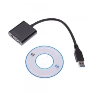 Kabel USB 3.0 do VGA do monitora 1080p - satkit