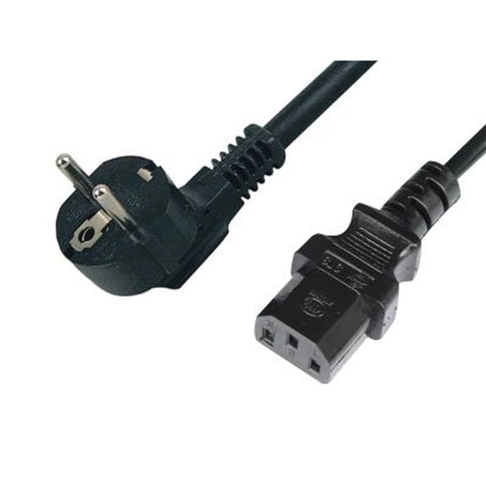 Kabel zasilający do PC 10 metrów ze złączami Schuko do IEC do biura i domu