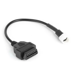 Kabel diagnostyczny OBD2 Yamaha 3Pin na 16 Pin do motocykli, kompatybilny i trwały