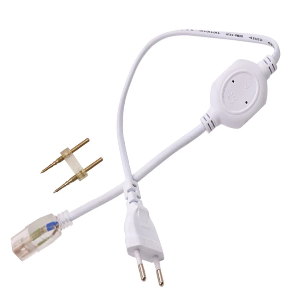 Kabel zasilający do taśmy LED 220V AC z ochroną IP65