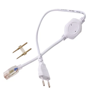 Kabel zasilający do taśmy LED 220V AC z ochroną IP65