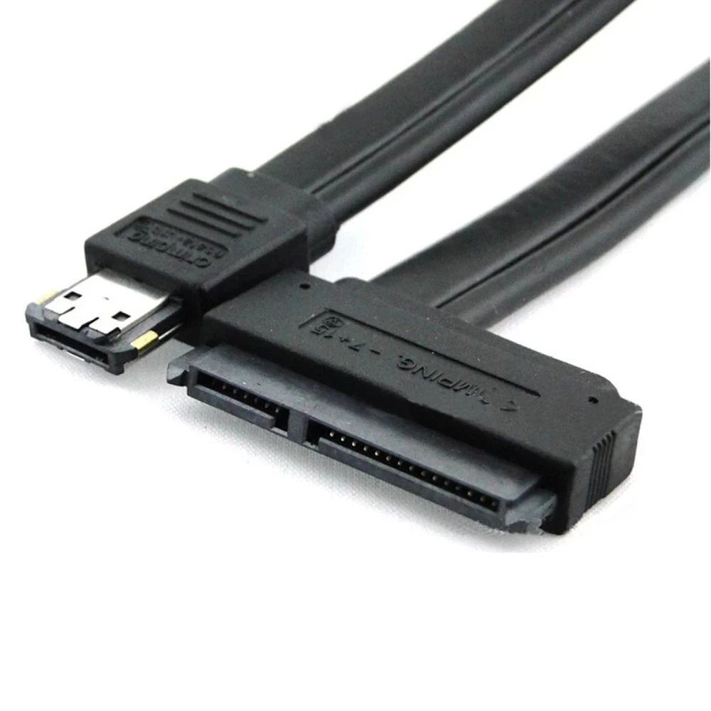 Kabel eSATA do SATA 22 pin z złączem eSATA+USB combo 22 pin