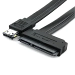 Kabel eSATA do SATA 22 pin z złączem eSATA+USB combo 22 pin