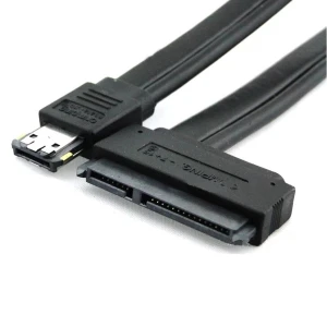 Kabel eSATA do SATA 22 pin z złączem eSATA+USB combo 22 pin