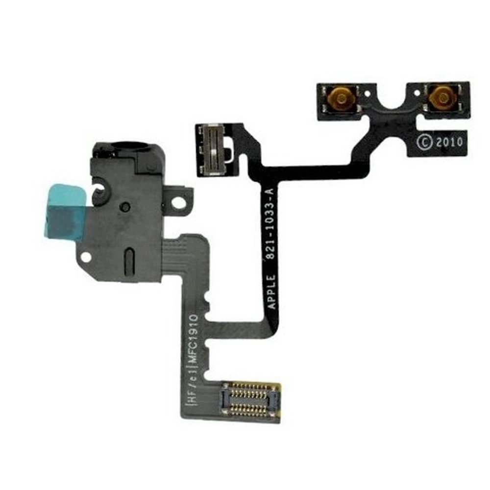 Taśma audio iPhone 4 czarna - oryginalna część do naprawy