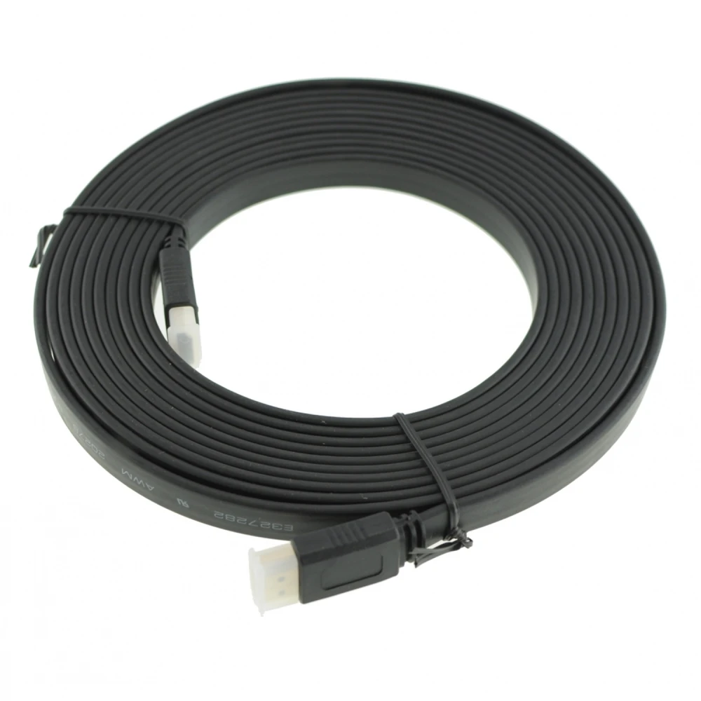 Płaski kabel HDMI 5 m do PS3 i Xbox 360 High Speed 1.4