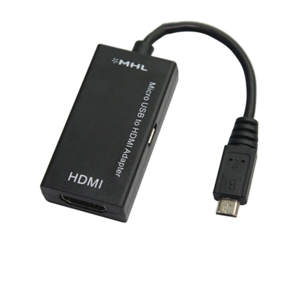 Kabel MHL microUSB do HDMI do podłączenia telefonu do TV z dźwiękiem i obrazem HD