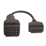 Kabel OBD1 do OBD2 Renault - adapter diagnostyczny 12Pin na 16Pin