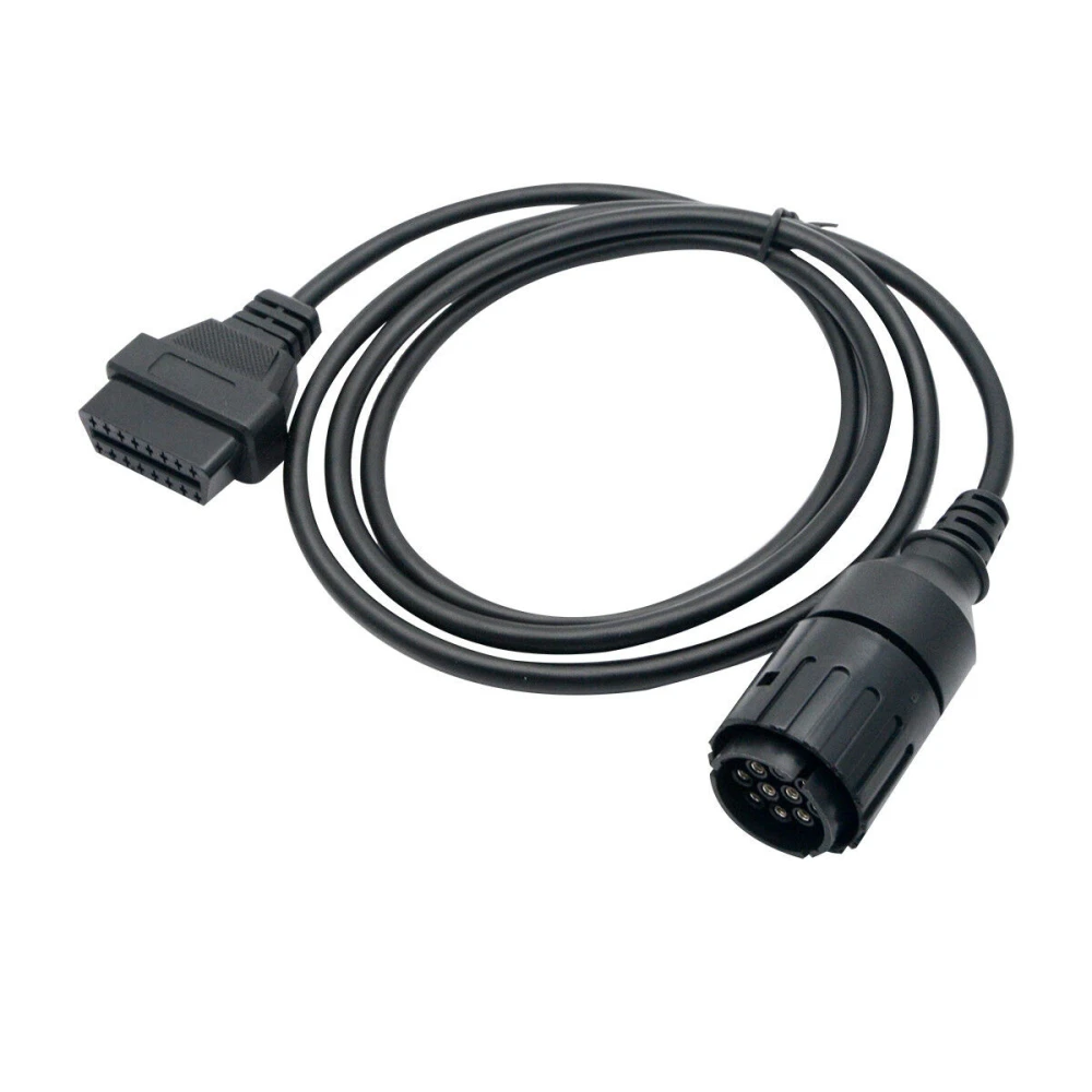 Kabel OBD2 10 pin na 16 pin do motocykla BMW - jakość diagnostyki ICOM ISPA