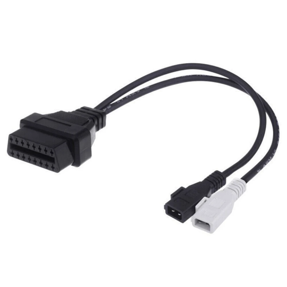Kabel OBD2 2x2 na 16 pin do VW Audi Seat Skoda VAG