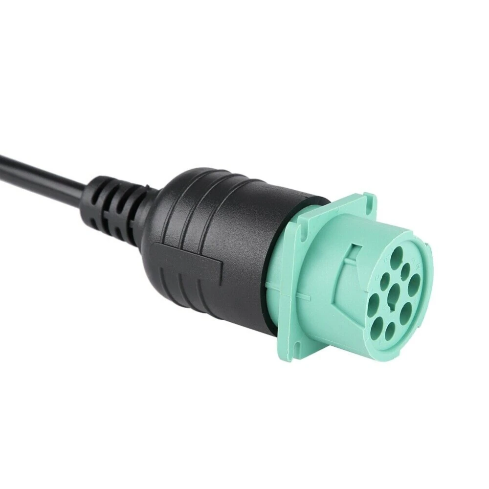 Kabel OBD2 9 pin na 16 pin do ciężarówki Cummins - profesjonalny adapter diagnostyczny