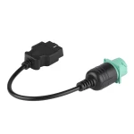 Kabel OBD2 9 pin na 16 pin do ciężarówki Cummins - profesjonalny adapter diagnostyczny