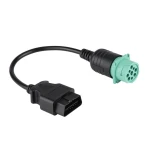 Kabel OBD2 9 pin na 16 pin do ciężarówki Cummins - profesjonalny adapter diagnostyczny
