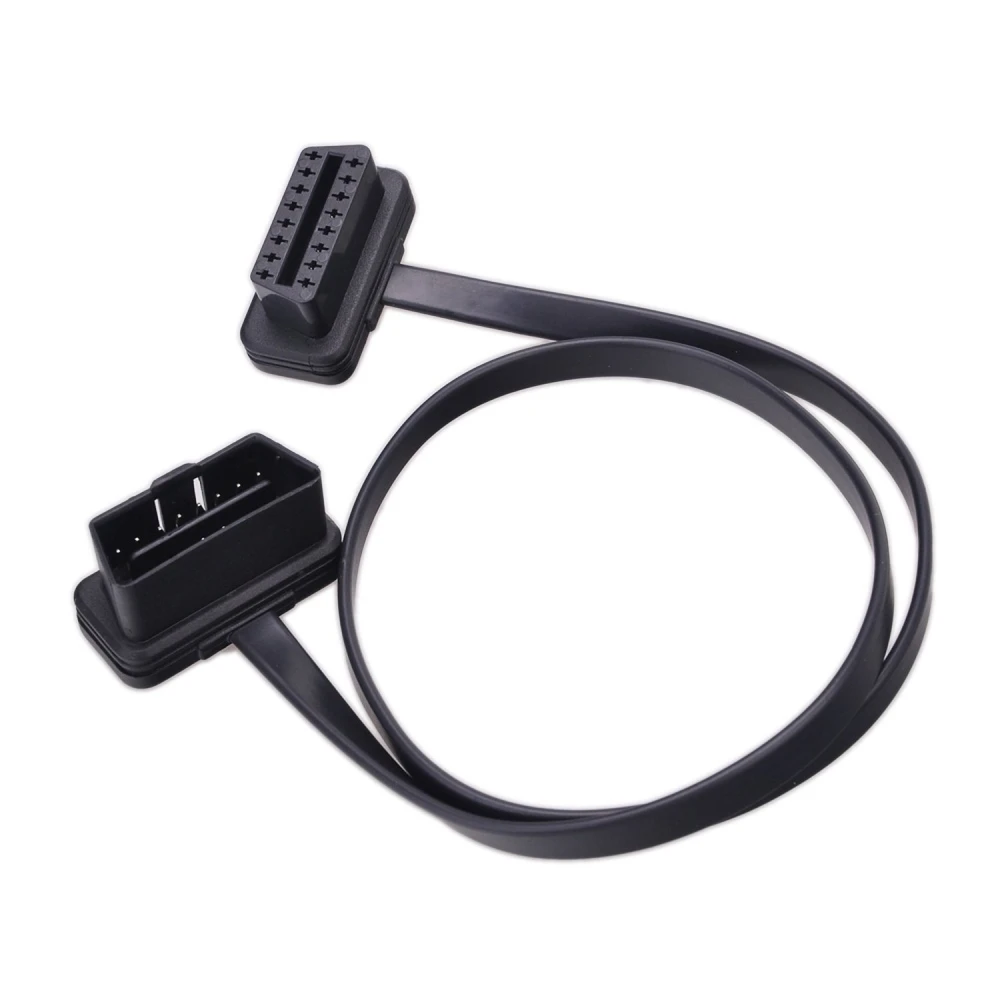 Przedłużacz OBD2 60 cm z kątem 90 stopni do łatwego podłączenia
