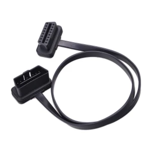 Przedłużacz OBD2 60 cm z kątem 90 stopni do łatwego podłączenia