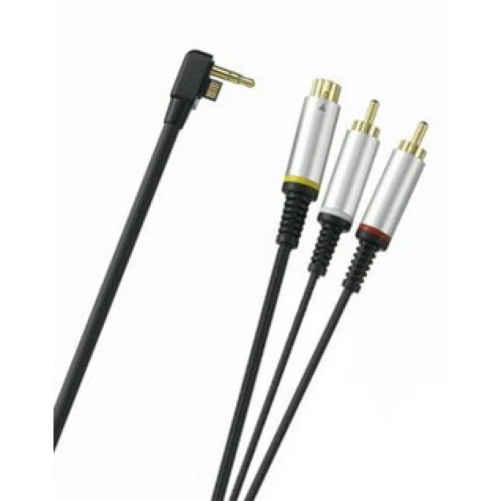 Kabel S-Video do PSP 2000 Slim z pozłacanymi złączami 24K do TV