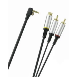 Kabel S-Video do PSP 2000 Slim z pozłacanymi złączami 24K do TV