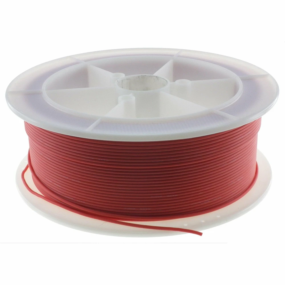 Czerwony kabel silikonowy 22 AWG do 200°C i 600 V