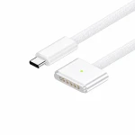 Kabel USB-C do MagSafe 3 140W do MacBook Pro i Air - 2 m pleciony, Biały