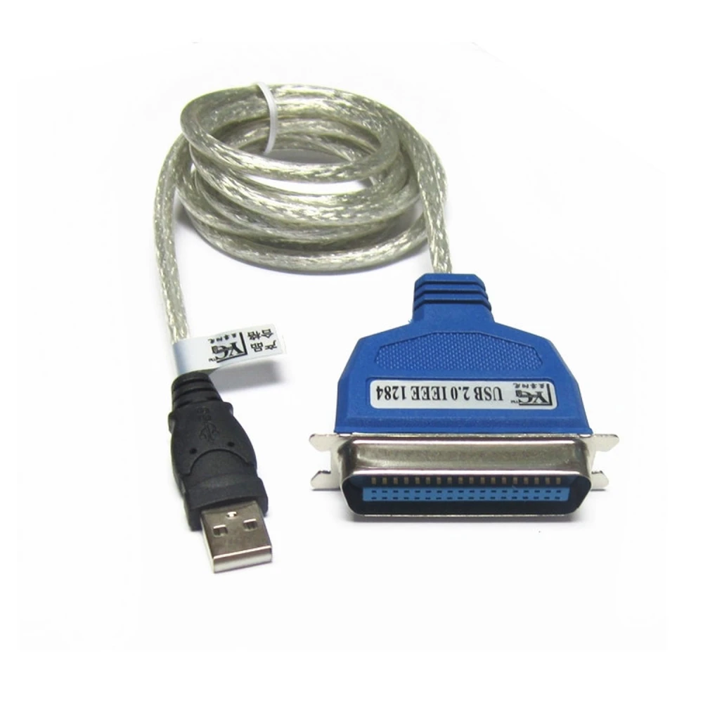 Kabel USB typu A męski do portu równoległego drukarki C36 zgodny z Windows