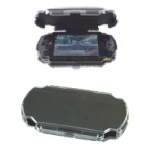 Ochronne etui z tworzywa do PSP z regulowaną pokrywą i wbudowaną podstawką