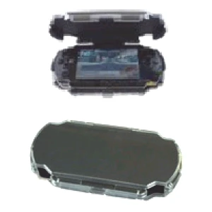 Ochronne etui z tworzywa do PSP z regulowaną pokrywą i wbudowaną podstawką