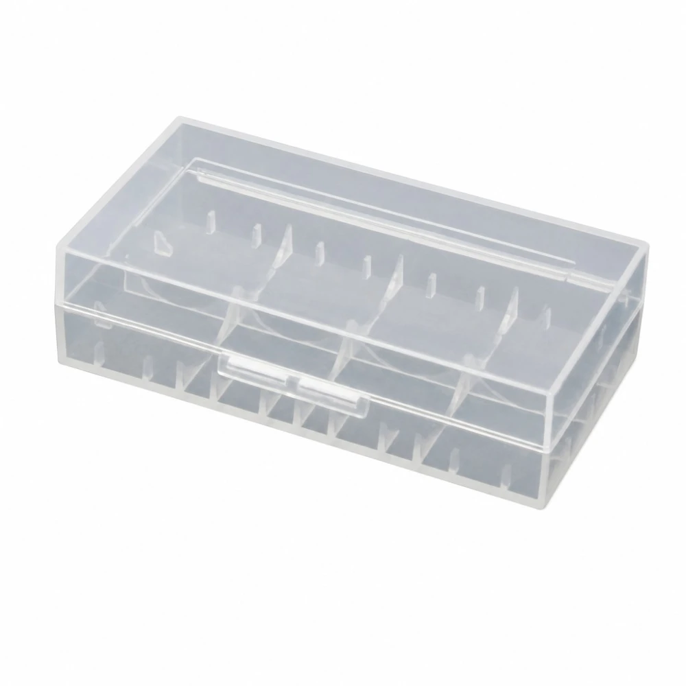 Pudełko Uchwyt Pojemnik na Baterie 2× 20700 21700 Przezroczysty Plastik Przechowywanie