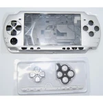 Pełna obudowa PSP 2000 slim srebrna z przyciskami do naprawy