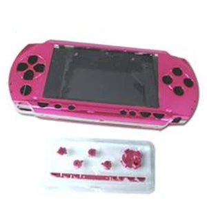 Różowa obudowa PSP z przyciskami do naprawy i personalizacji