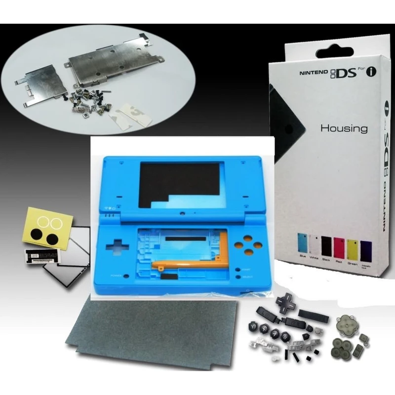 Niebieska obudowa do Nintendo DSi – kompletna część