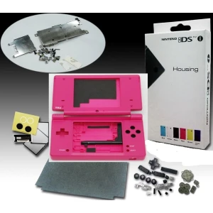 Różowa obudowa do Nintendo DSi – komplet z przyciskami
