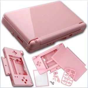 Różowa obudowa zamienna do Nintendo DS Lite do pełnej wymiany i personalizacji