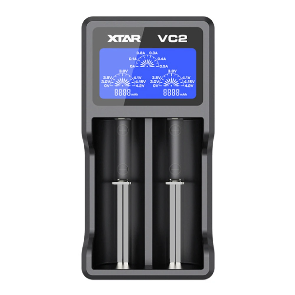 Ładowarka uniwersalna XTAR VC2 do akumulatorów Li-Ion LCD