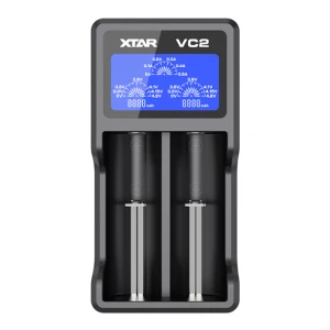 satkit Ładowarka uniwersalna XTAR VC2 do akumulatorów Li-Ion LCD