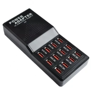 Ładowarka USB 12 portów 5V 30A - stacja szybkiego ładowania do smartfonów i tabletów