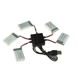 Ładowarka USB do 5 baterii jednocześnie do quadkoptera Syma X5C i kompatybilnych modeli