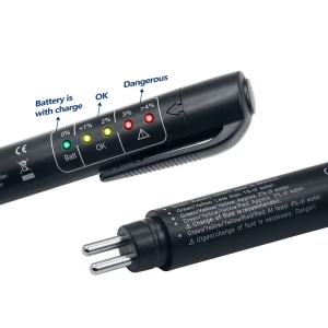 TSX TOOL Tester płynu hamulcowego 5 LED do DOT3, DOT4 i DOT5