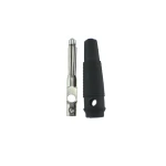 Czarny konektor bananowy 4mm BP4526 Satkit do przewodów pomiarowych