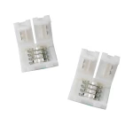 Złącze clip LED 4 pin 10mm 5050 RGB do taśm LED - łatwy montaż