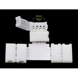 Złącze LED T 4 pin 10mm 5050 RGB do taśm LED YourLed