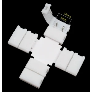 Złącza klipsowe LED X 10mm 2Pin 5050 RGB do taśm LED