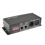 Kontroler DMX512 do taśm LED RGB 12/24VDC z 3 kanałami i 4A na kanał