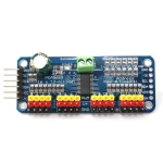 Sterownik serw 16 kanałów PCA9685 12 bit PWM I2C Arduino