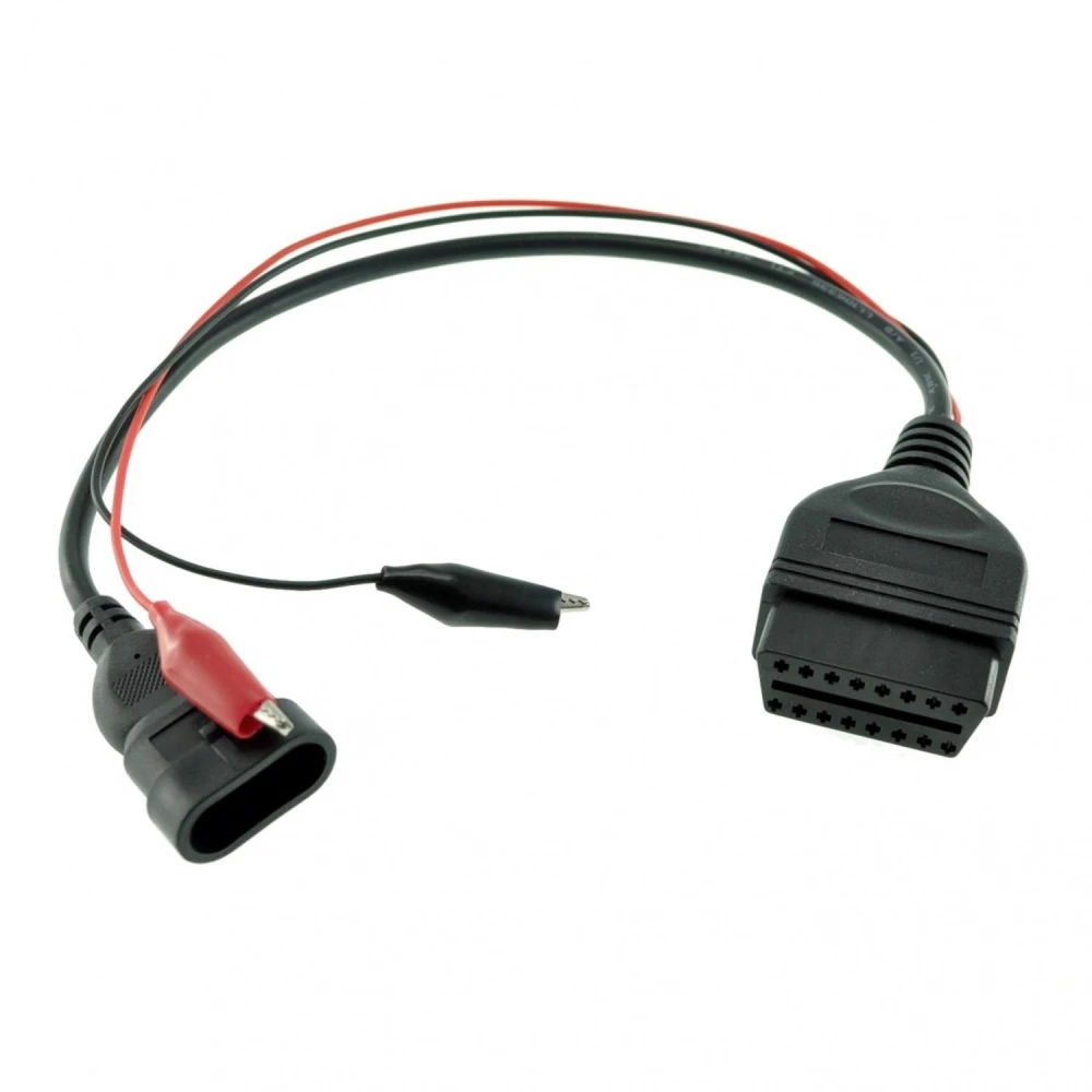 Adapter Fiat Alfa Lancia 3 pin na 16 pin OBDII do diagnostyki samochodowej