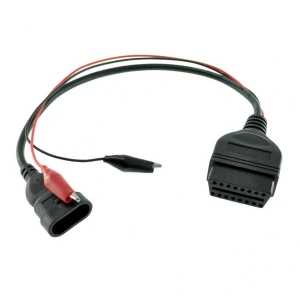 Adapter Fiat Alfa Lancia 3 pin na 16 pin OBDII do diagnostyki samochodowej