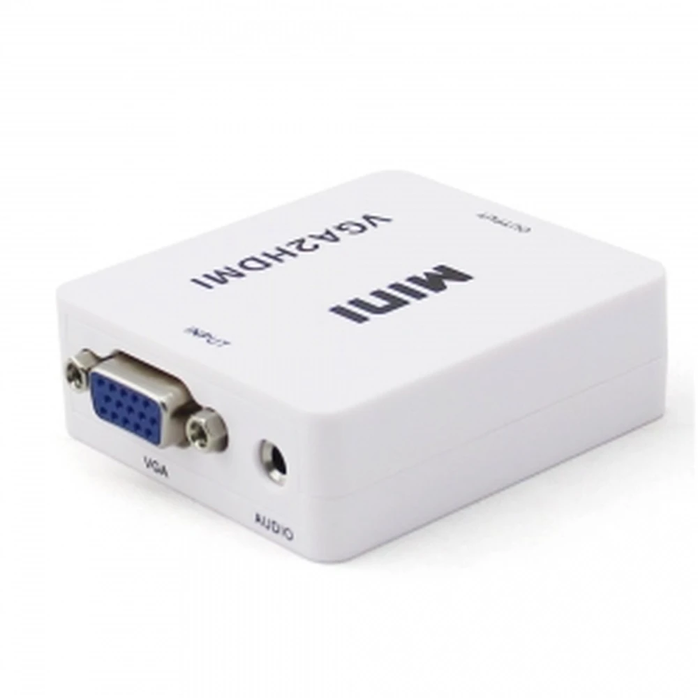Konwerter VGA na HDMI z audio do łatwego podłączenia PC do TV