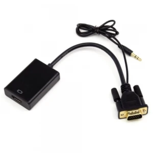 satkit Konwerter VGA na HDMI z audio do obrazu i dźwięku