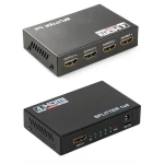 Divisor HDMI 1x4 Full HD con conexiones HDMI y fuente de alimentación incluida