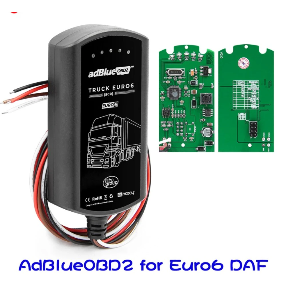Emulador Adblue Iveco Euro6 con cables y conectores