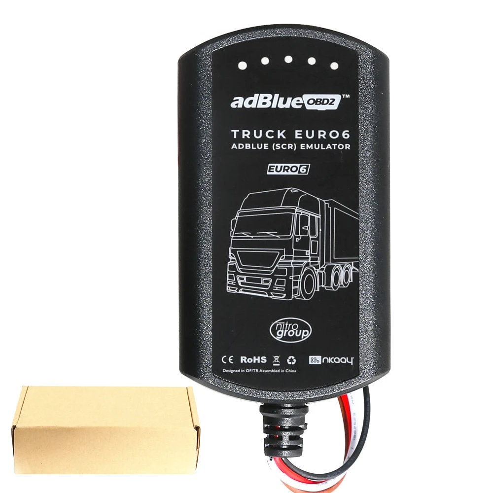 Emulador Adblue para camiones Euro6 marca Satkit en primer plano